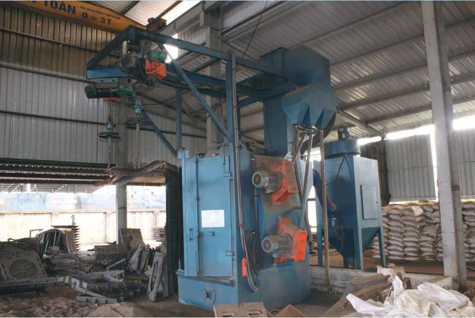 Xử lý bề mặt bằng phun bi