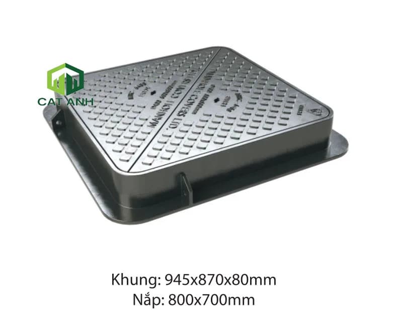 Nắp bể cáp thông tin (nắp đơn)