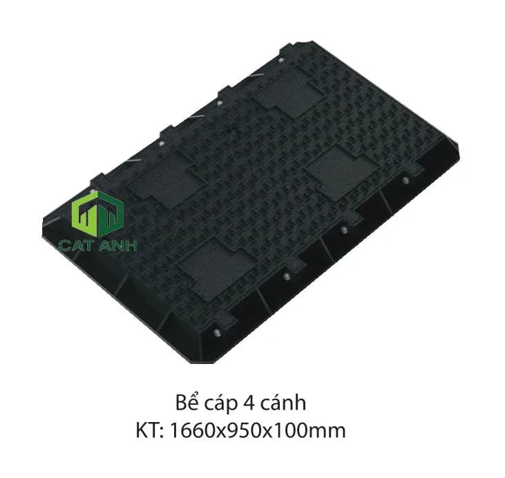 Bể cáp thông tin 4 cánh