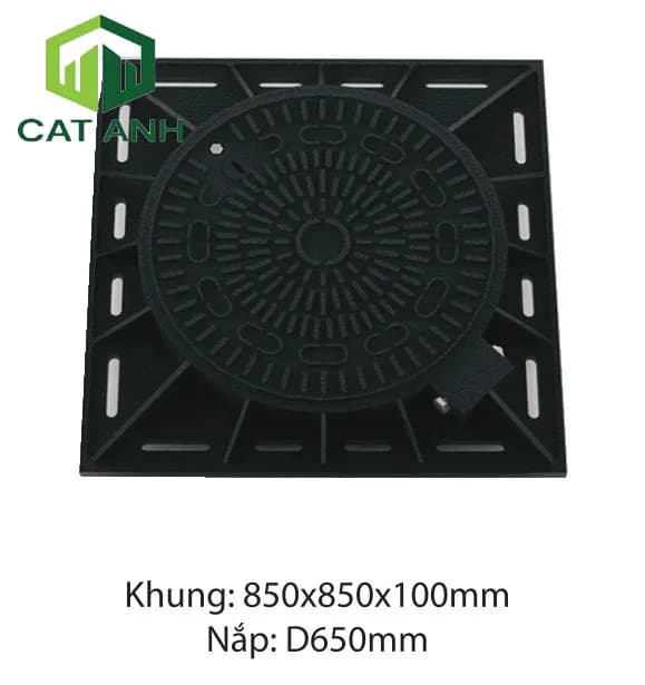 Nắp hố ga gang cầu