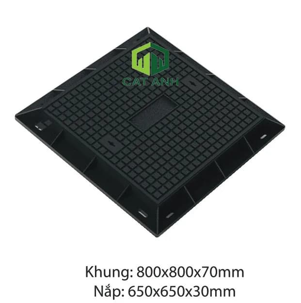 Nắp hố ga khung vuông nắp vuông