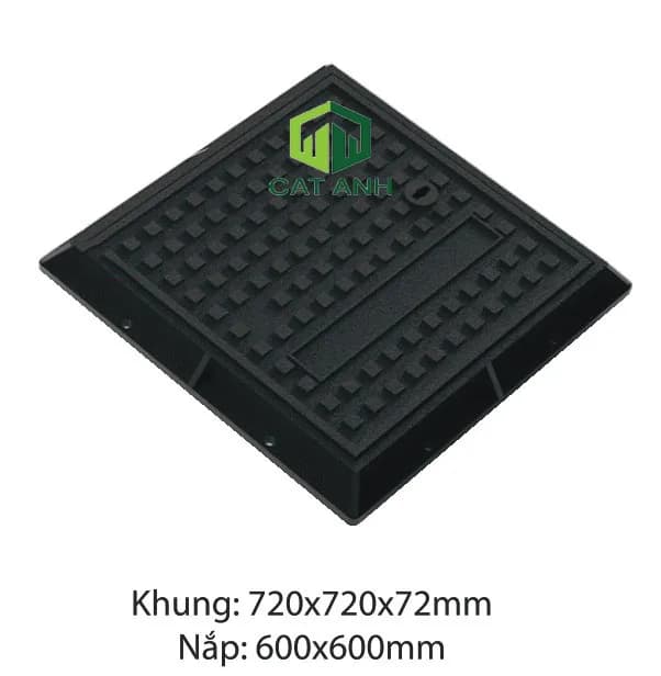 Nắp hố ga khung vuông nắp vuông