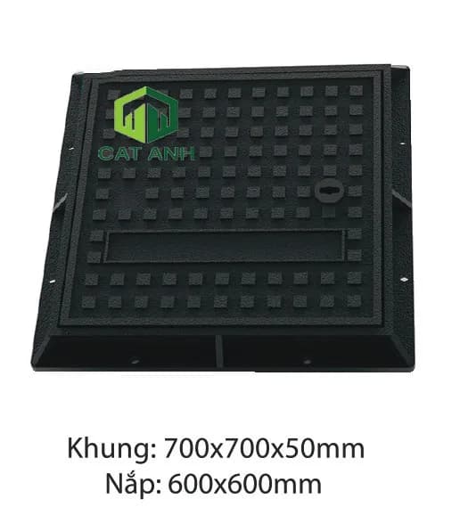 Nắp hố ga khung vuông nắp vuông