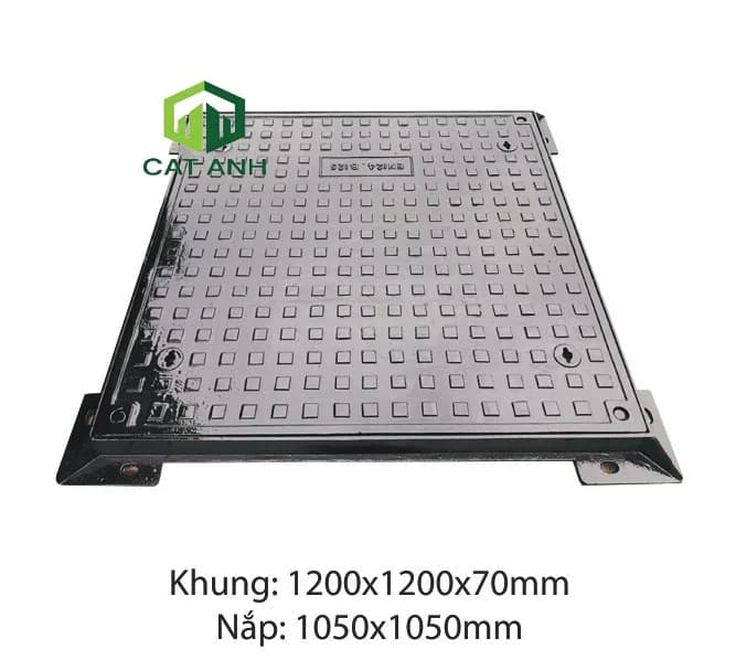 Nắp hố ga khung vuông nắp vuông