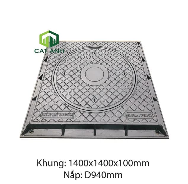 Nắp hố ga khung dương nắp tròn